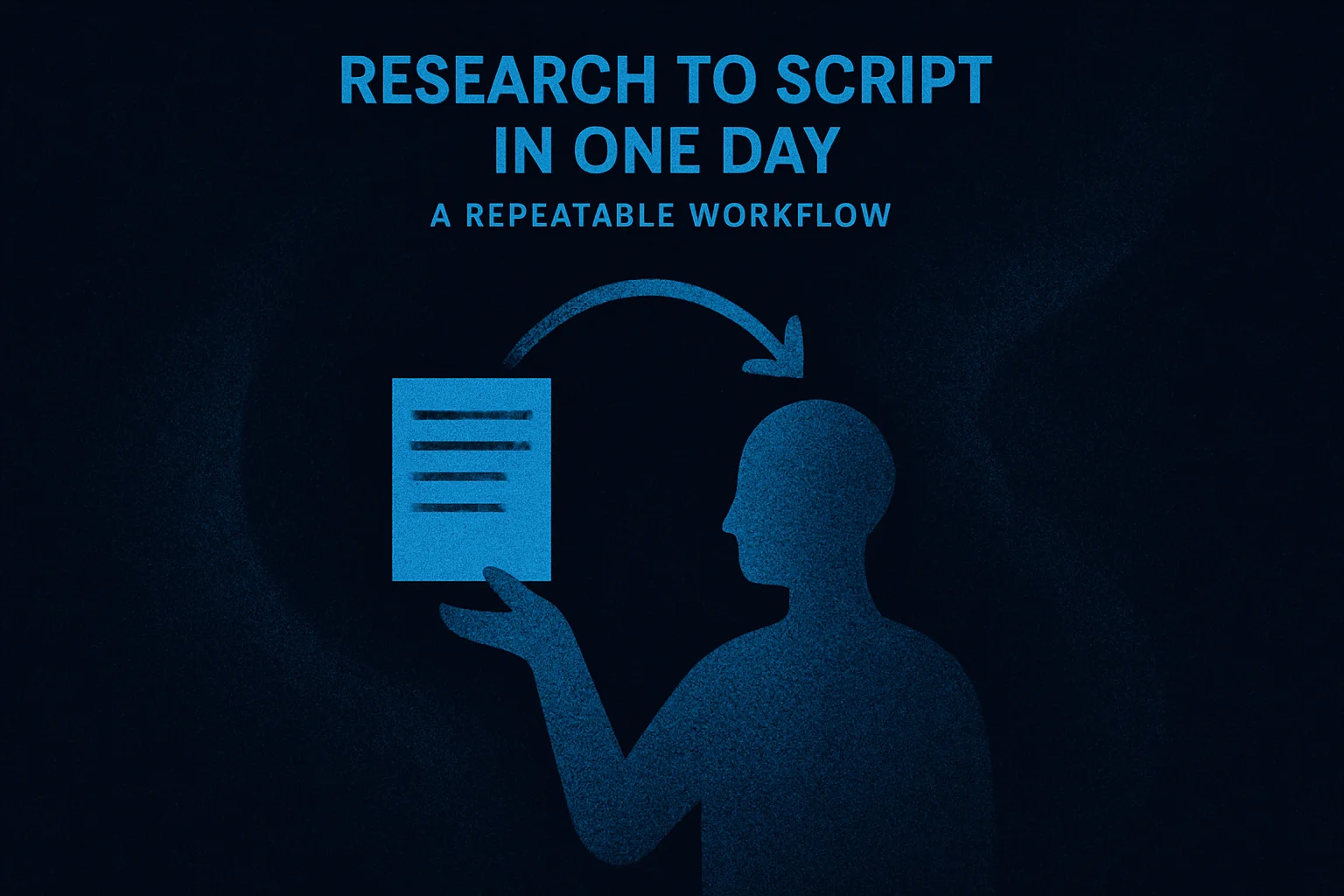 Research to Script in One Day: A Repeatable Workflow