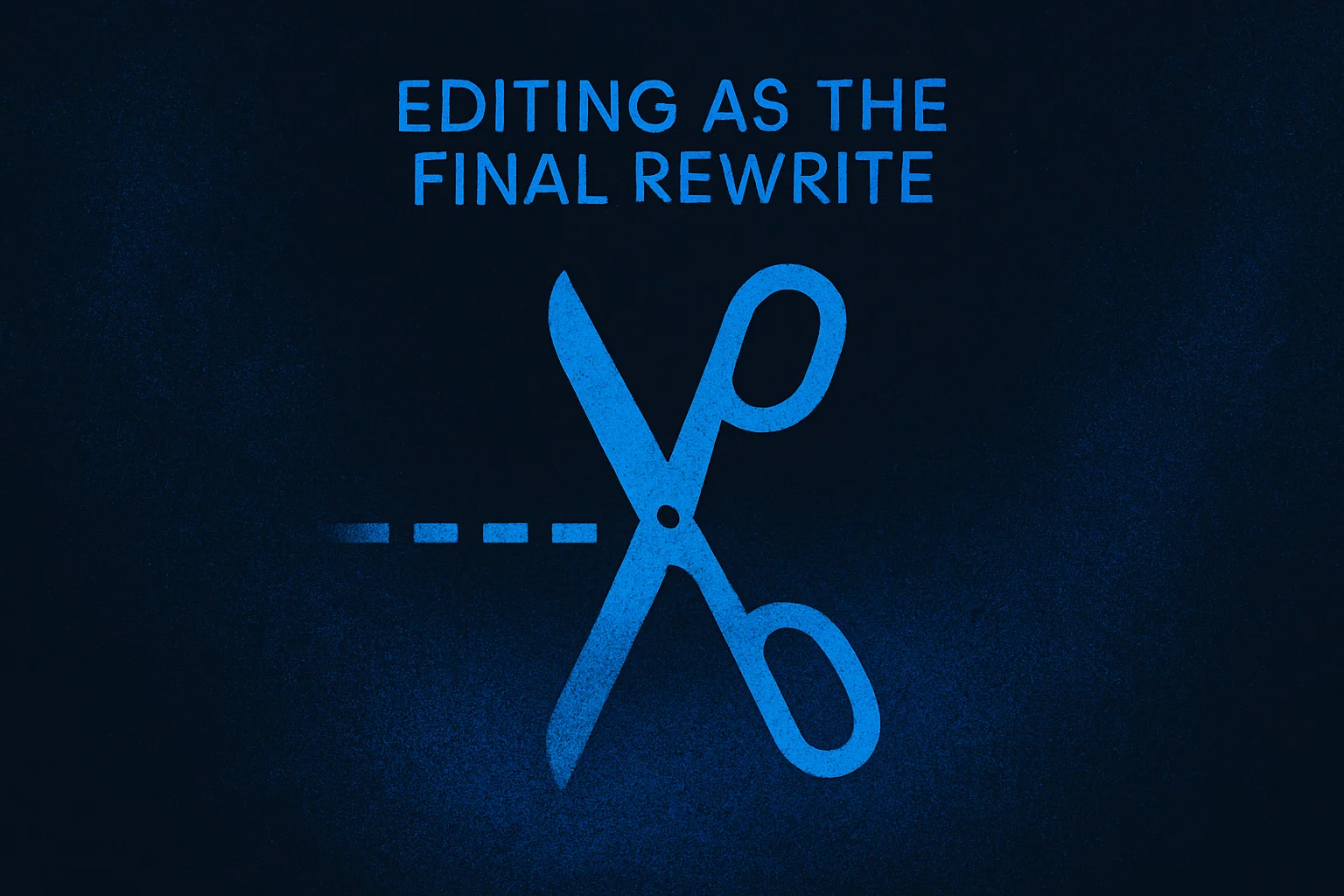 Editing as the Final Rewrite: Pace, Contrast, and Sonic Architecture